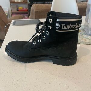 Timberland Black Lace-Up Boots